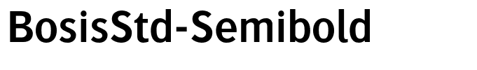 BosisStd-Semibold