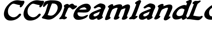 CCDreamlandLower-BoldItalic