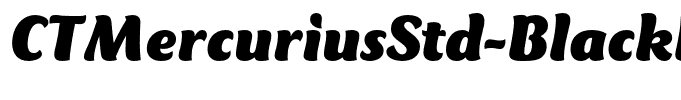 CTMercuriusStd-BlackItalic