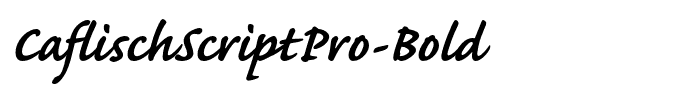 CaflischScriptPro-Bold