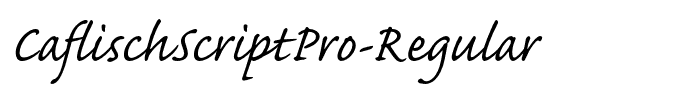 CaflischScriptPro-Regular