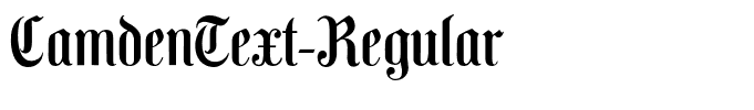 CamdenText-Regular