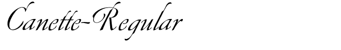 Canette-Regular