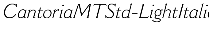 CantoriaMTStd-LightItalic(1)