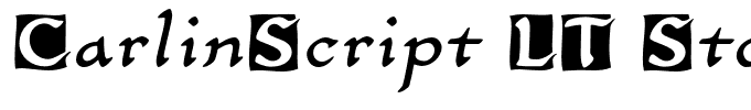 CarlinScript LT Std Initials