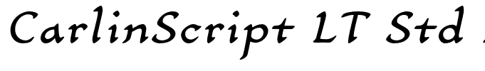 CarlinScript LT Std Italic