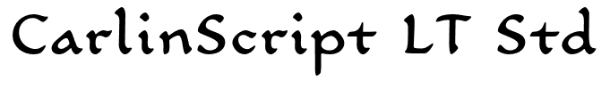 CarlinScript LT Std Regular
