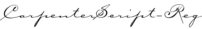 CarpenterScript-Regular