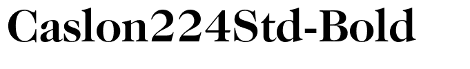 Caslon224Std-Bold
