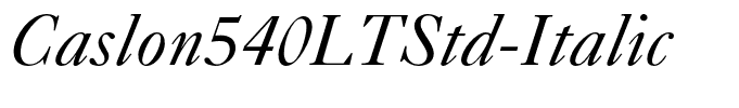 Caslon540LTStd-Italic