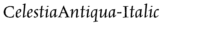 CelestiaAntiqua-Italic