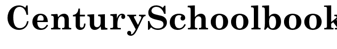CenturySchoolbookStd-Bold