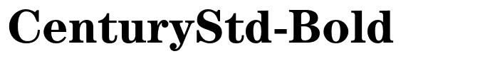 CenturyStd-Bold