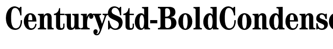 CenturyStd-BoldCondensed