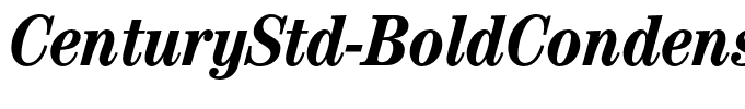CenturyStd-BoldCondensedIt