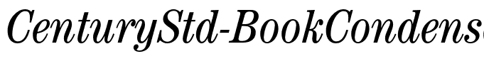 CenturyStd-BookCondensedIt