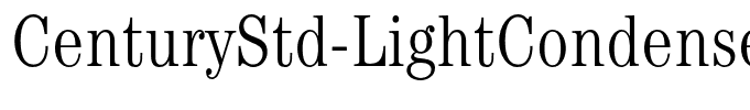 CenturyStd-LightCondensed