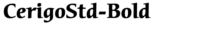 CerigoStd-Bold