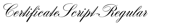 CertificateScript-Regular