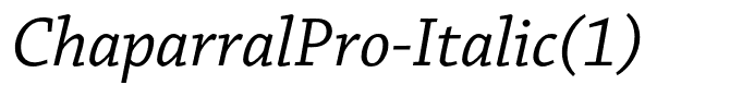 ChaparralPro-Italic(1)