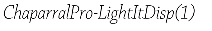 ChaparralPro-LightItDisp(1)