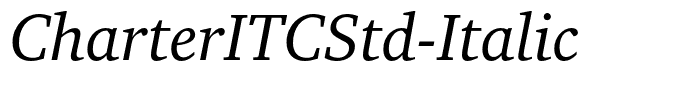 CharterITCStd-Italic