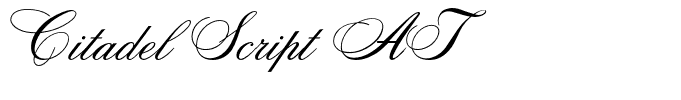 Citadel Script AT