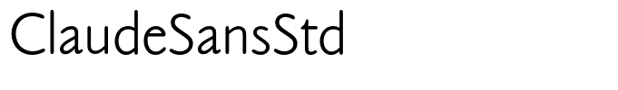 ClaudeSansStd