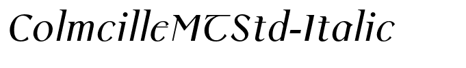 ColmcilleMTStd-Italic