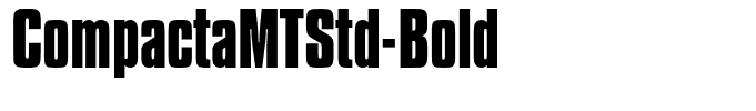 CompactaMTStd-Bold