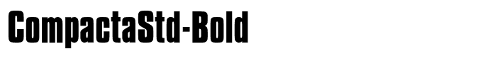 CompactaStd-Bold