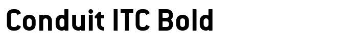 Conduit ITC Bold