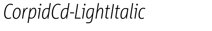 CorpidCd-LightItalic