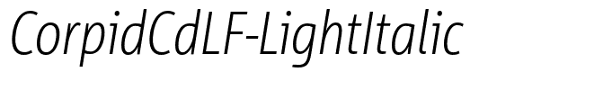 CorpidCdLF-LightItalic