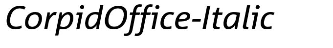 CorpidOffice-Italic