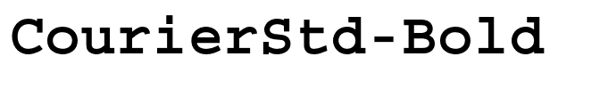CourierStd-Bold