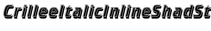 CrilleeItalicInlineShadStd