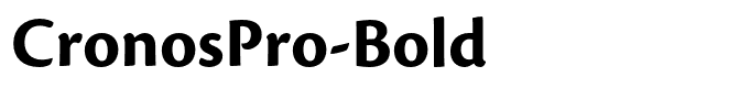 CronosPro-Bold