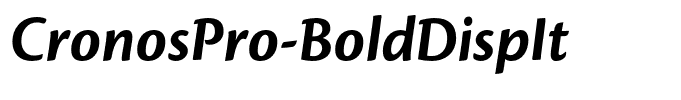 CronosPro-BoldDispIt