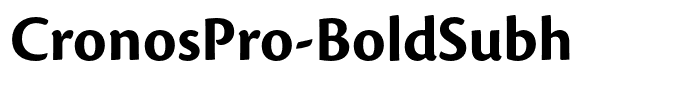 CronosPro-BoldSubh