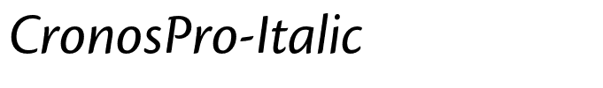 CronosPro-Italic