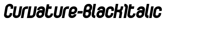 Curvature-BlackItalic