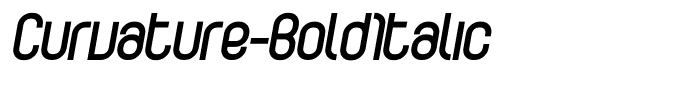 Curvature-BoldItalic