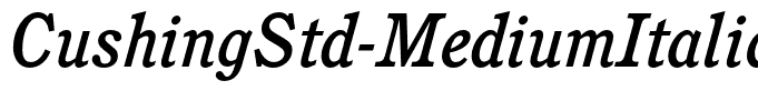 CushingStd-MediumItalic