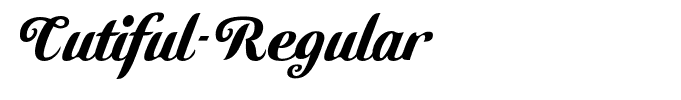 Cutiful-Regular