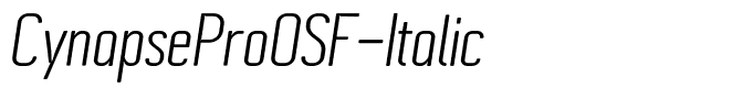 CynapseProOSF-Italic
