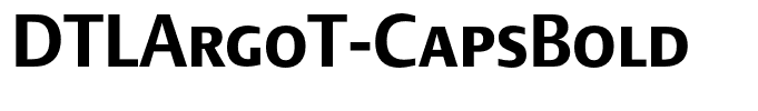 DTLArgoT-CapsBold