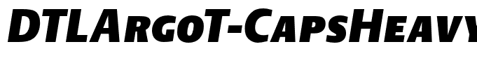DTLArgoT-CapsHeavyItalic