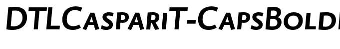 DTLCaspariT-CapsBoldItalic