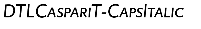 DTLCaspariT-CapsItalic